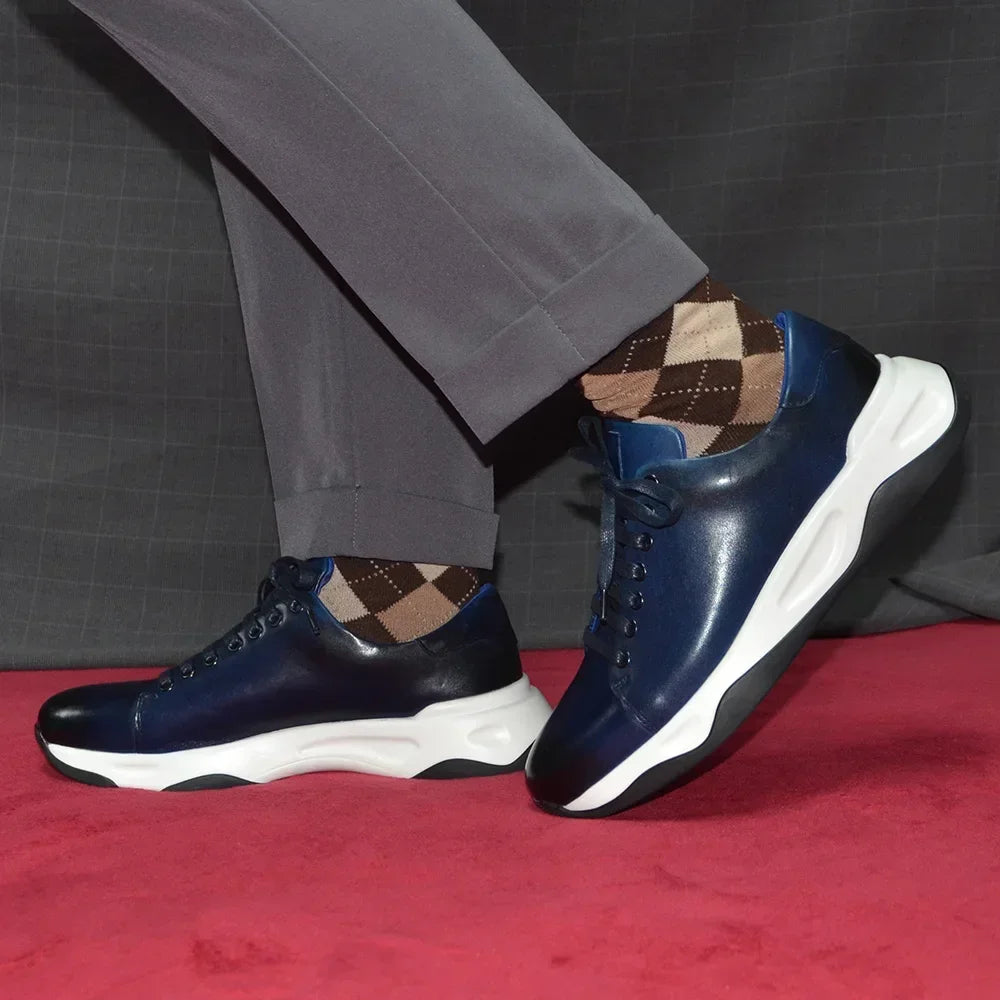 Sapatos de couro bovino de alta qualidade