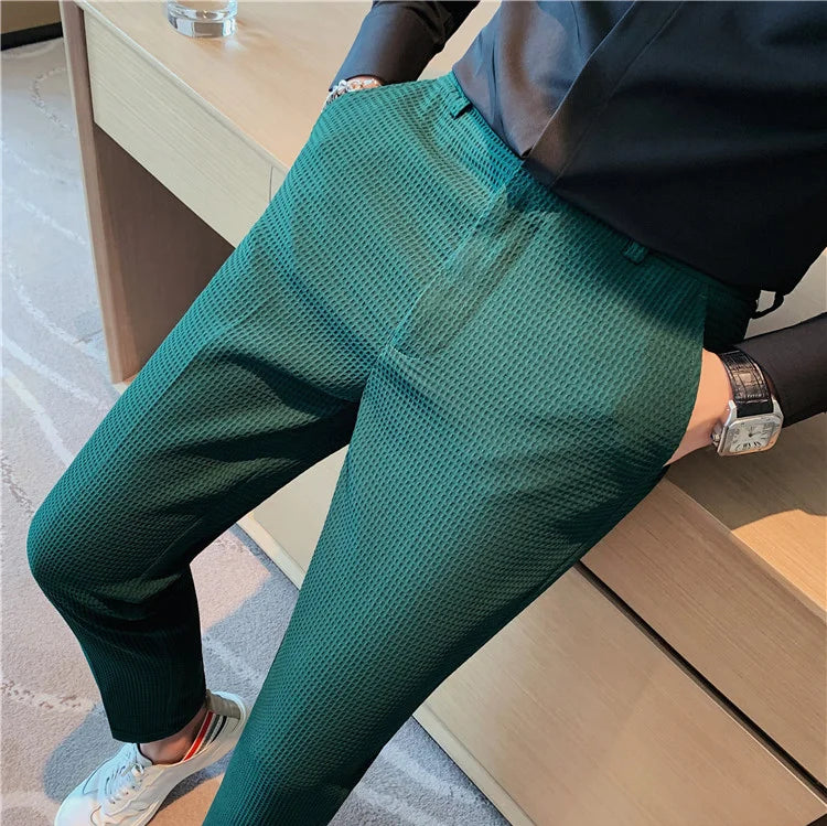 Calças elegantes para homem