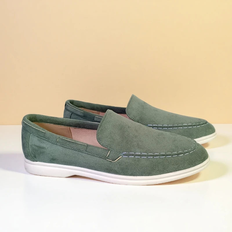 Mocassins de camurça premium