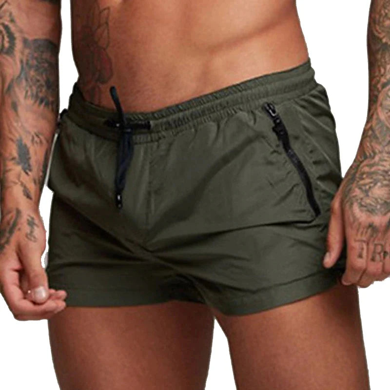 Calções de banho com bolsos com fecho