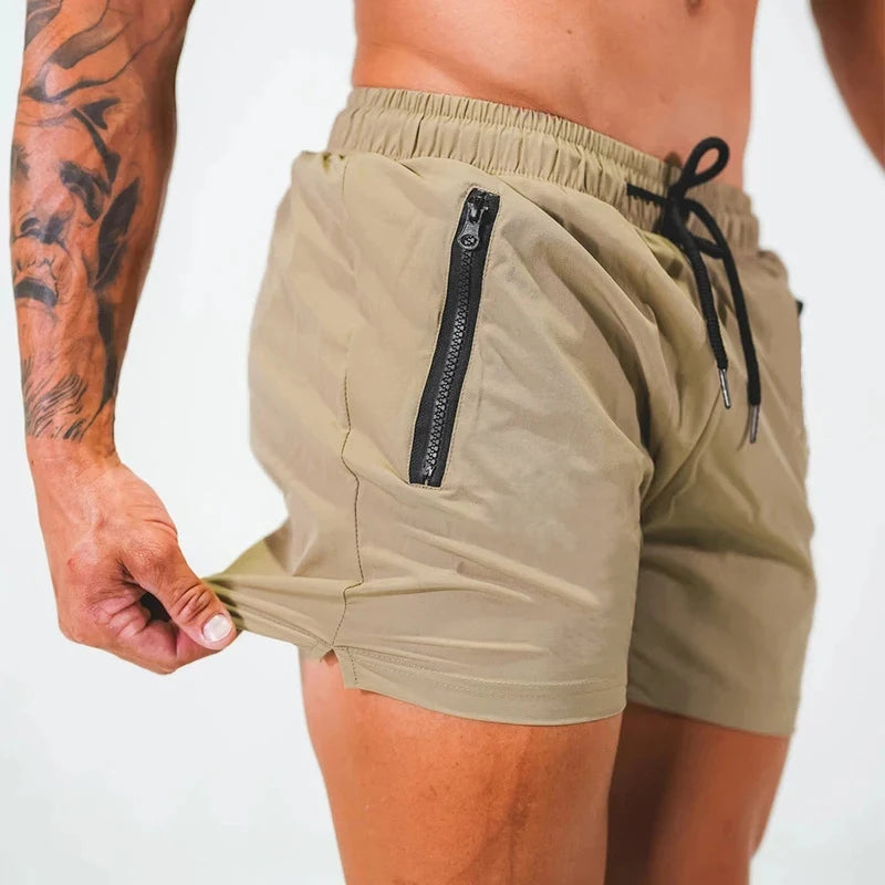Calções de banho com bolsos com fecho