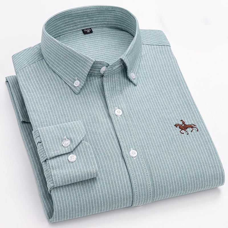 Camisa de algodão elegante