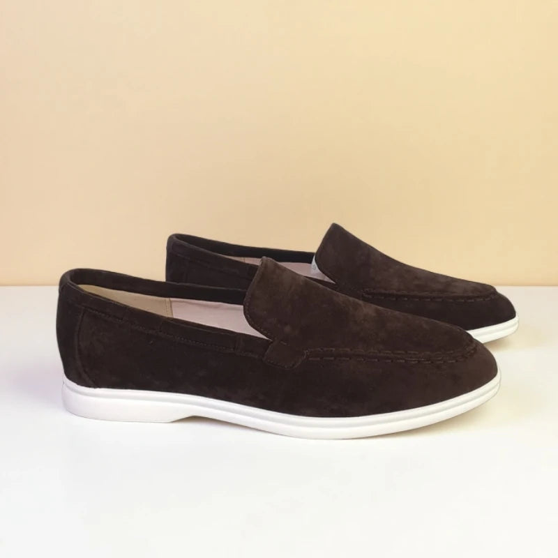 Mocassins de camurça premium