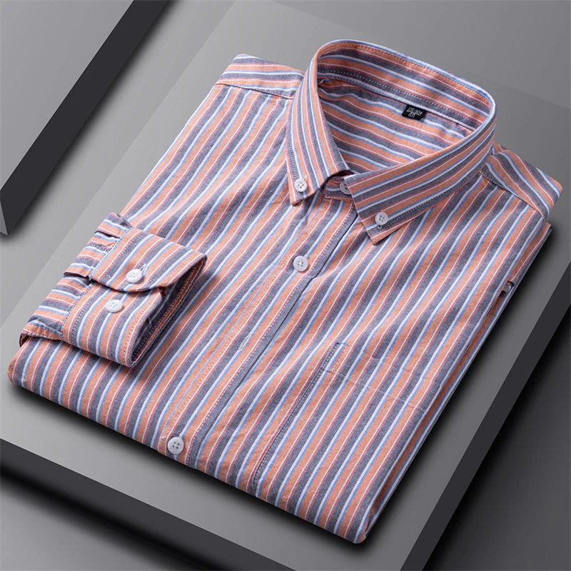 Camisa Oxford chique para homem