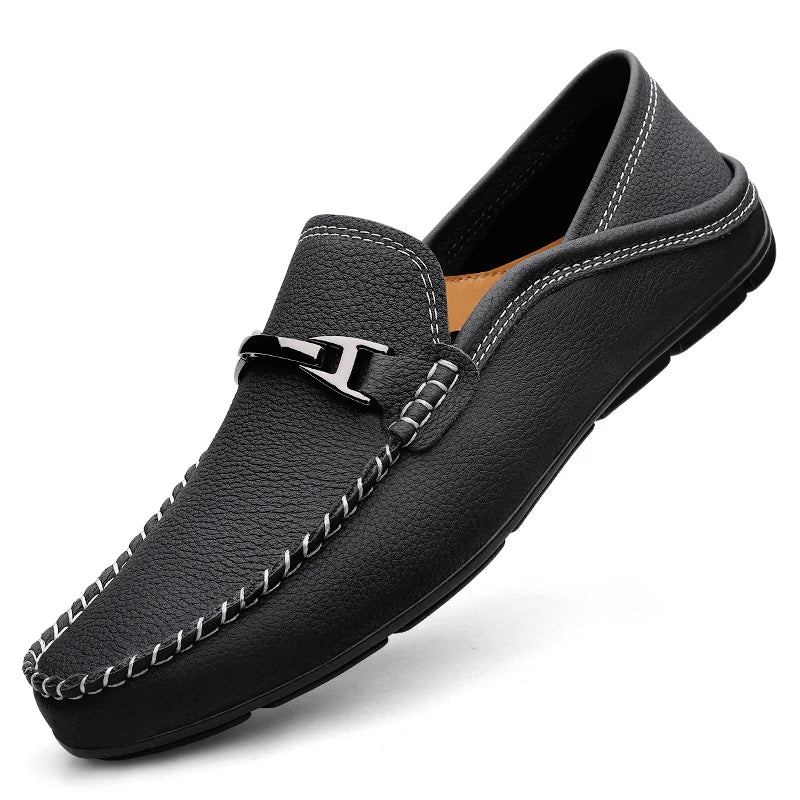 Mocassins em pele de primeira qualidade