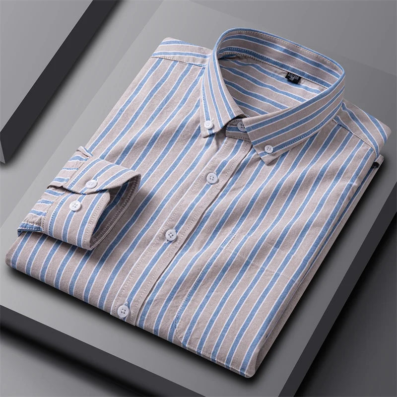 Camisa Oxford chique para homem