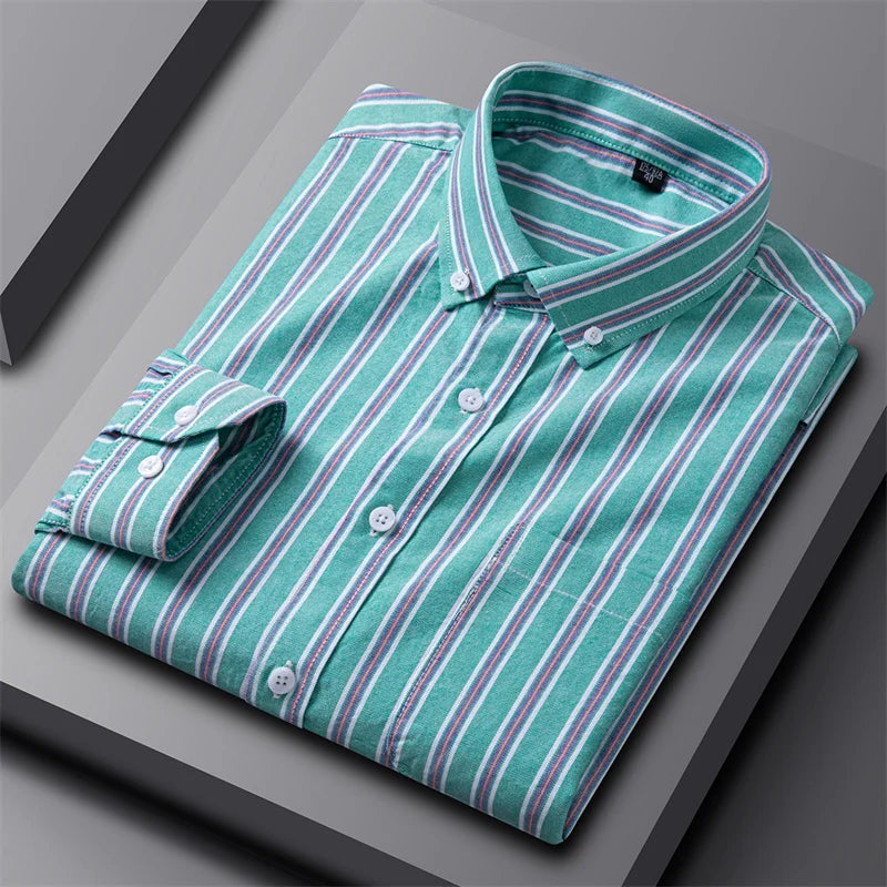 Camisa Oxford chique para homem