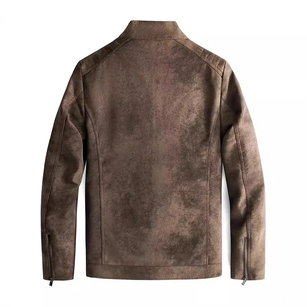 Casaco de pele elegante forrado a lã