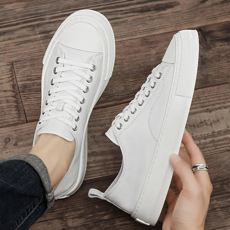 Sapatos de couro elegantes