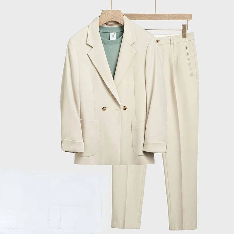 Conjunto elegante e solto para homem