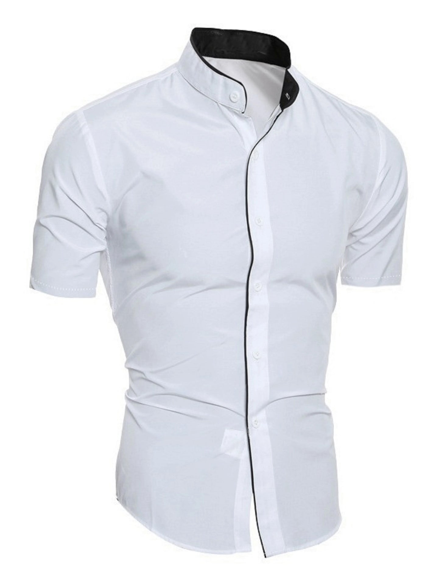 Camisa de manga curta em algodão