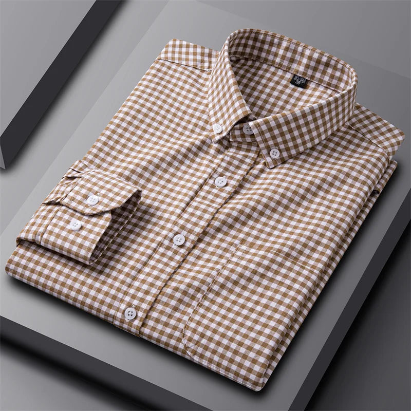 Camisa Oxford chique para homem