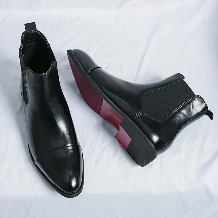 Botas Chelsea em pele Premium