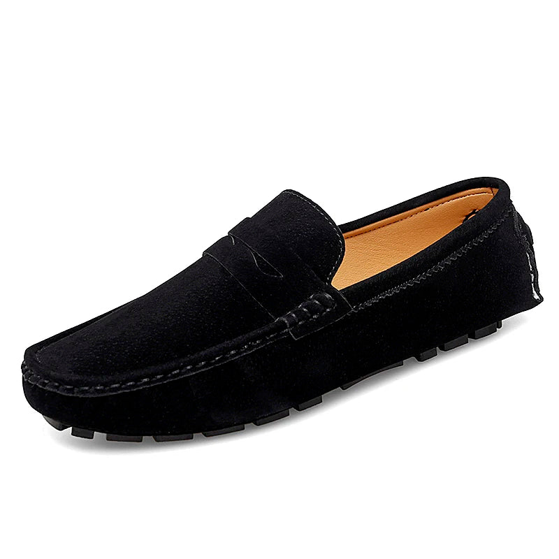 Mocassins de camurça para barco