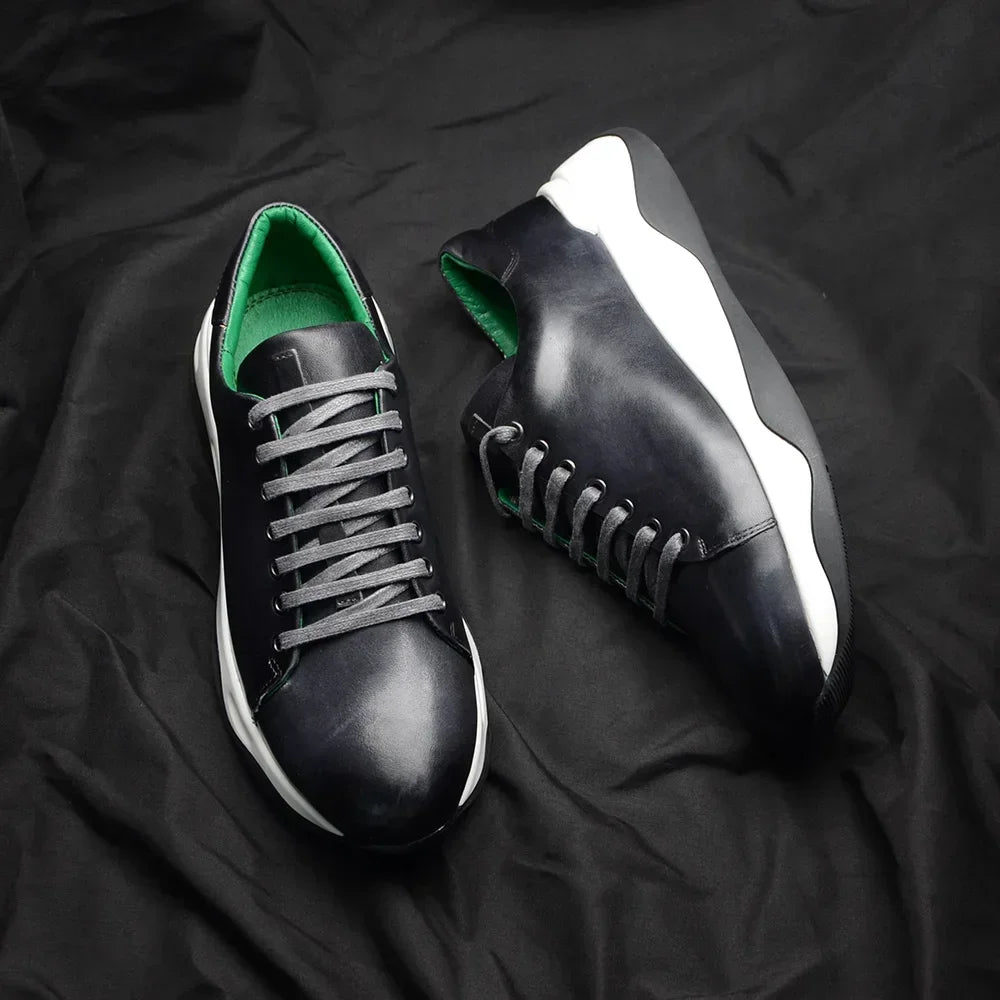 Sapatos de couro bovino de alta qualidade