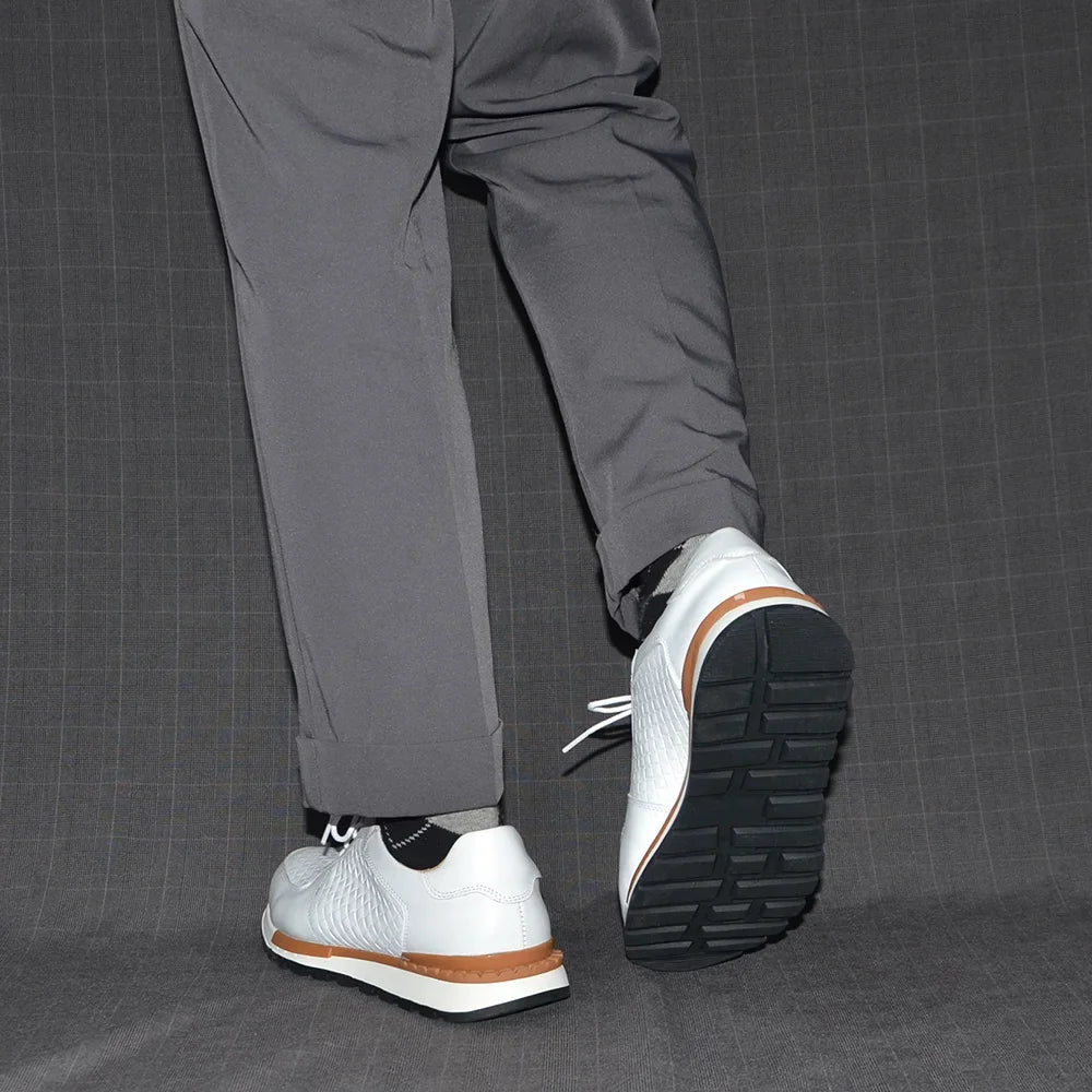 Sapatos de couro elegantes