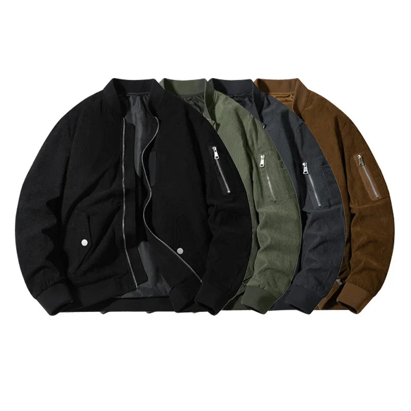 Casaco de bombardeiro elegante