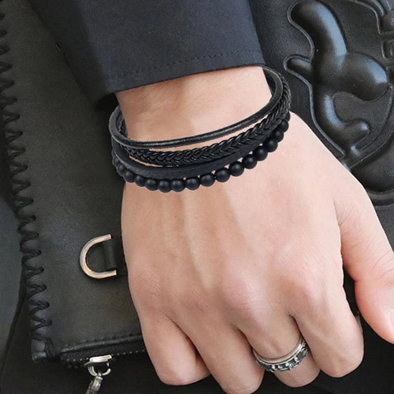 Pulseira de aço de luxo para homem