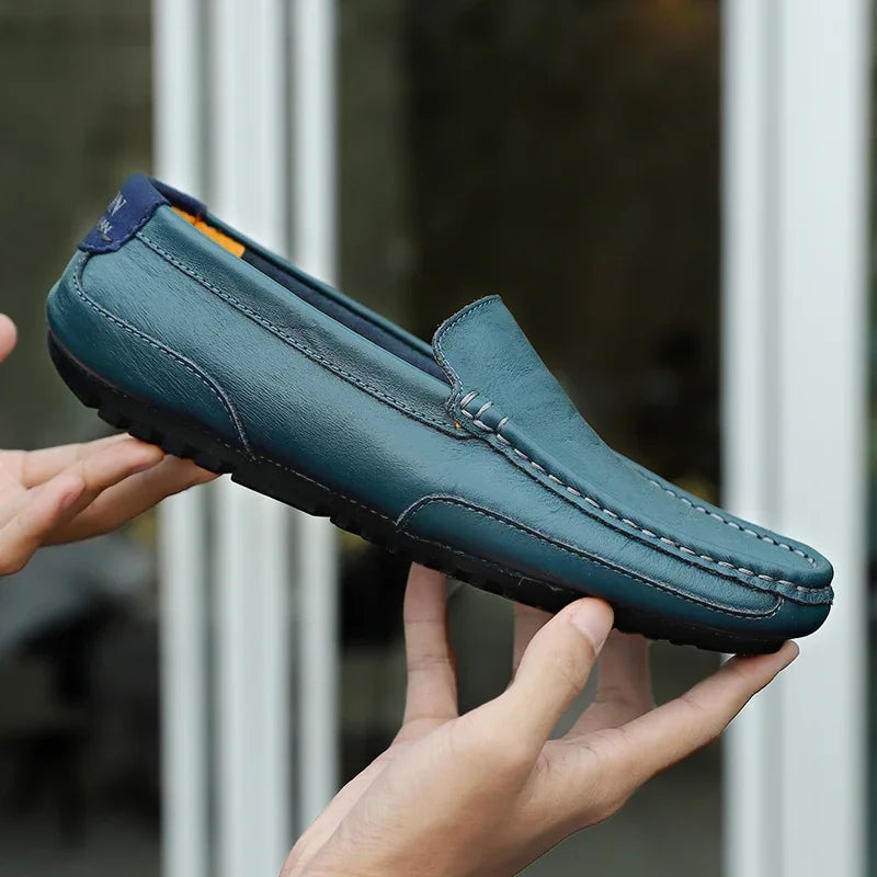 Mocassins de couro vintage