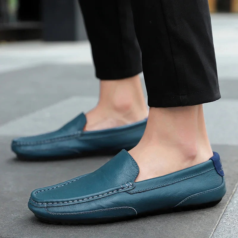 Mocassins de couro vintage