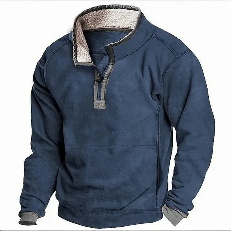 Camisola com fecho de correr