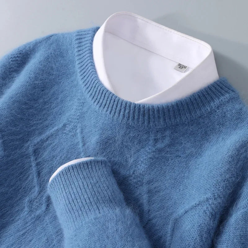 Camisola de caxemira com padrão de diamantes