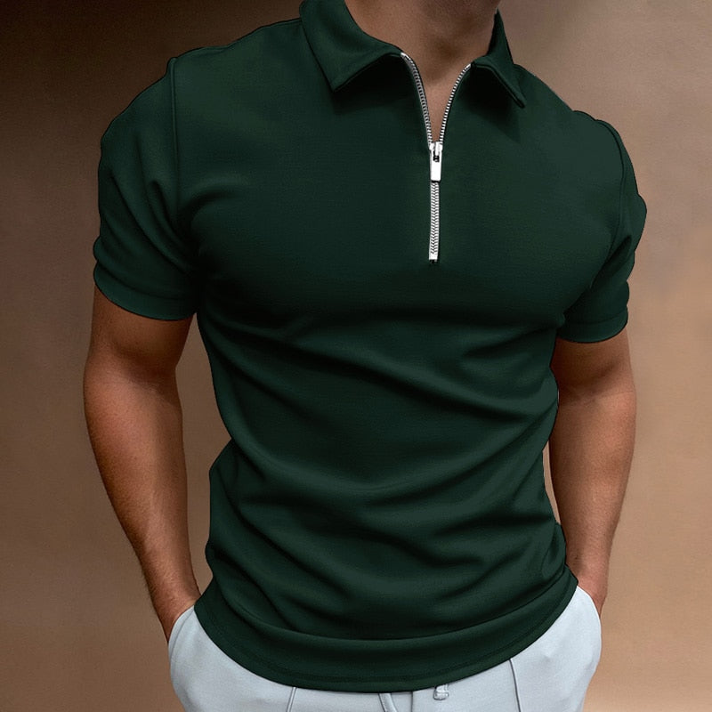 Polo com fecho