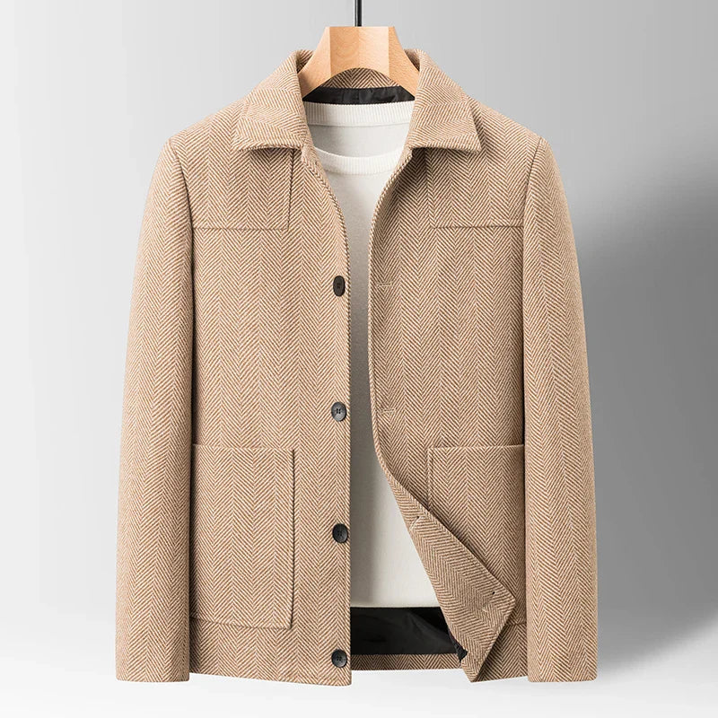 Casaco de lã elegante