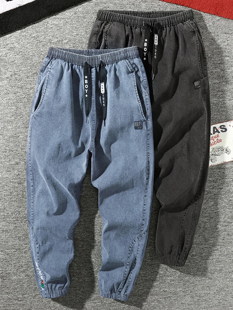 Calças de ganga Jogger elegantes