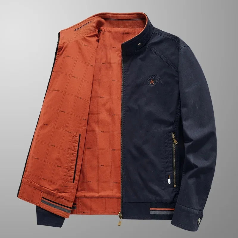 Casaco masculino dupla face