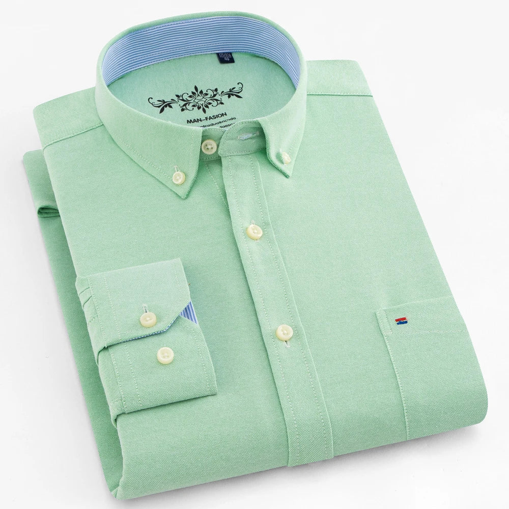 Camisa de algodão elegante