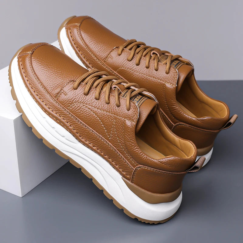 Sapatos de couro clássicos para homem