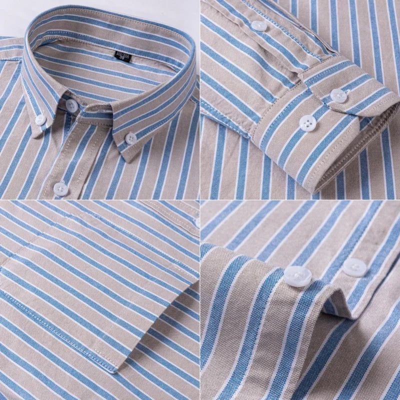 Camisa Oxford chique para homem