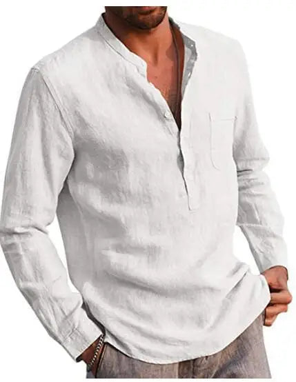 Camisa de algodão respirável