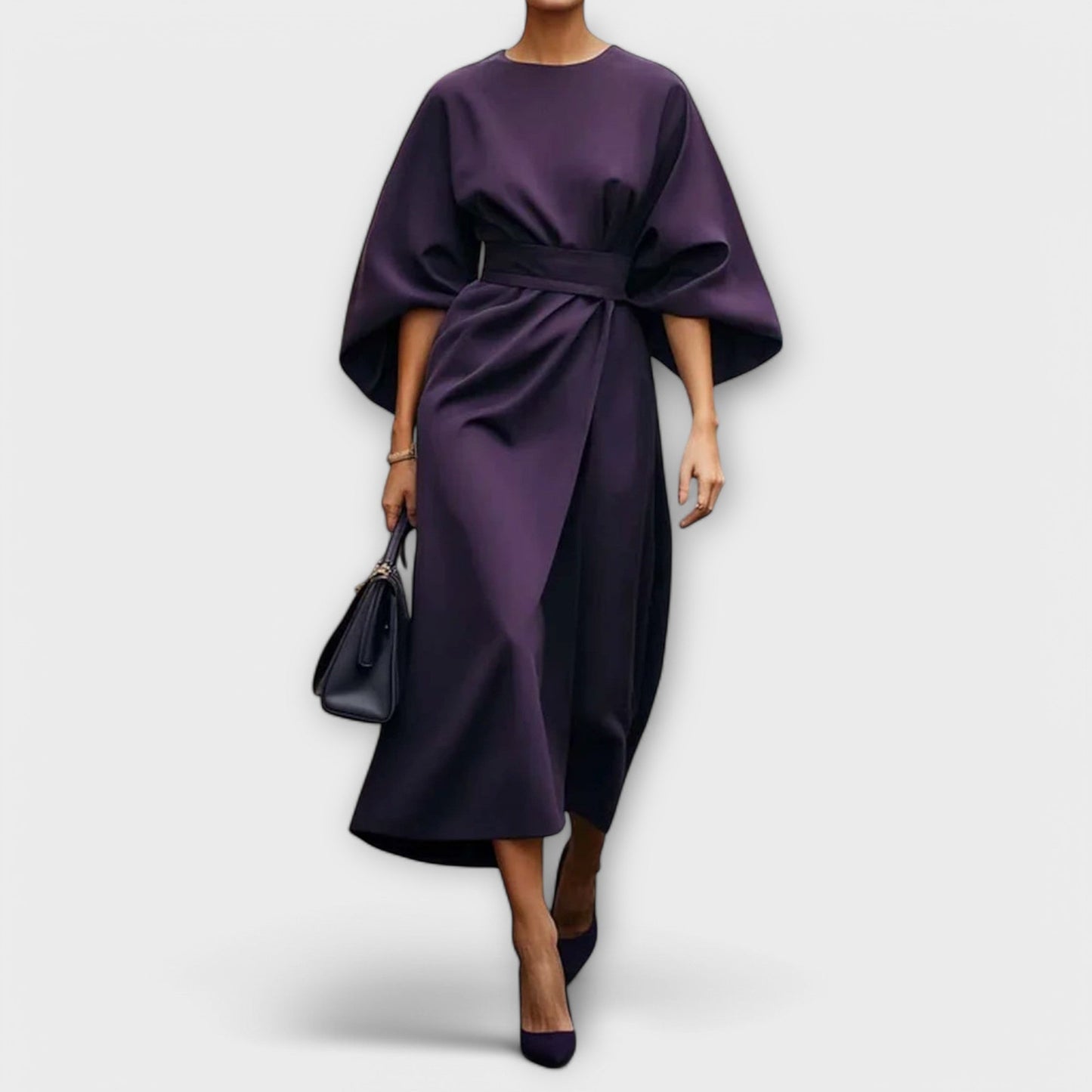 Vestido comprido elegante e chique