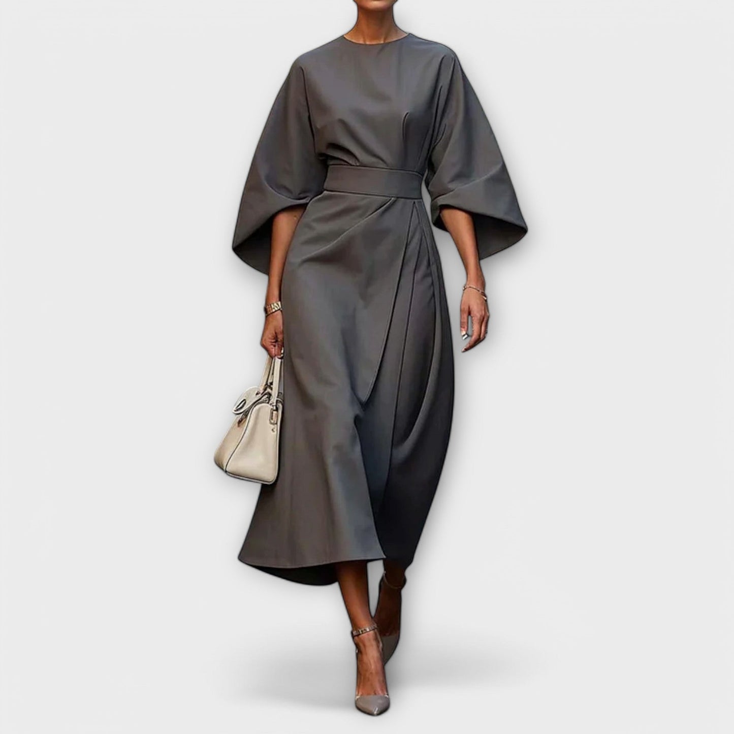 Vestido comprido elegante e chique