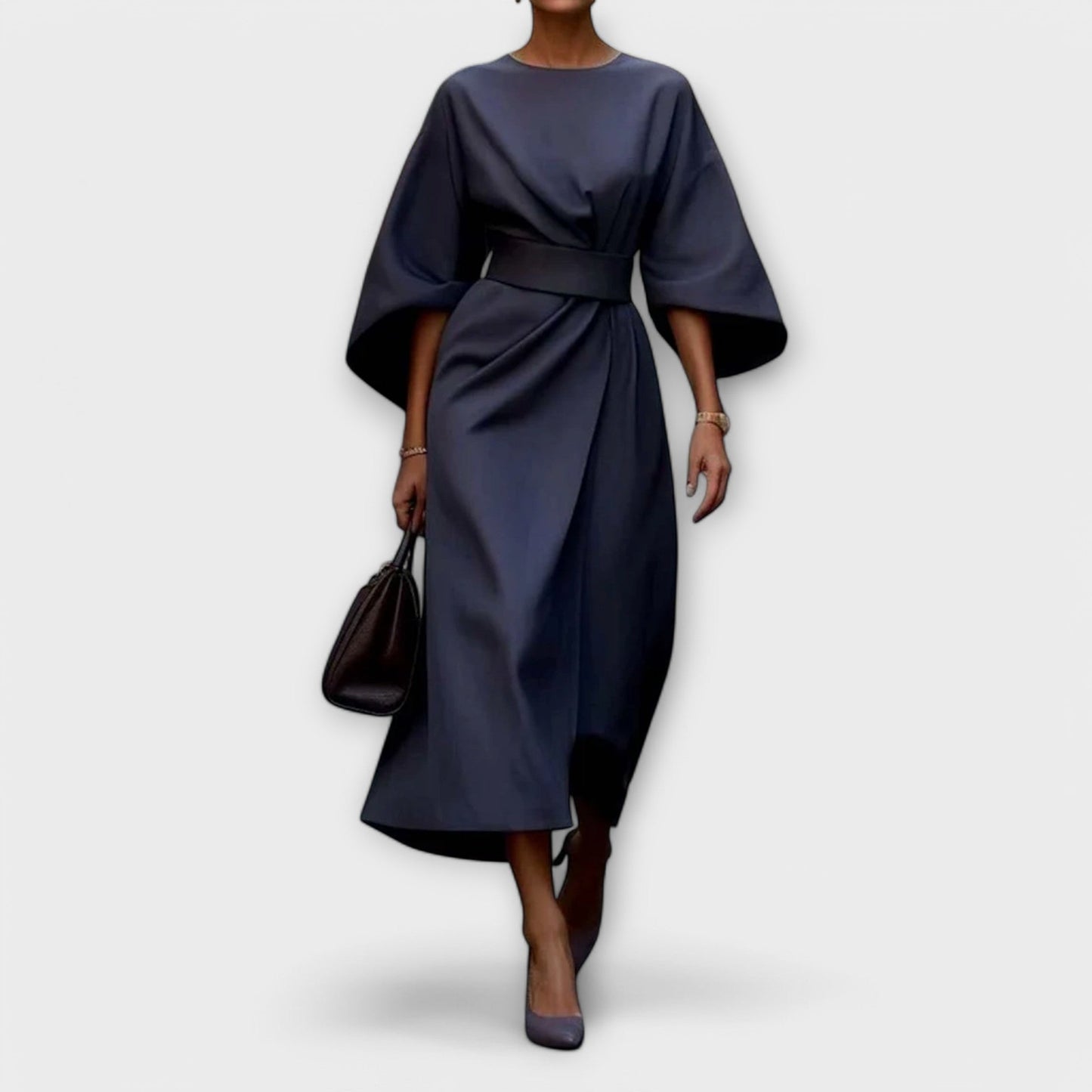 Vestido comprido elegante e chique
