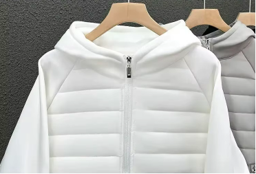 Casaco acolchoado de algodão elegante