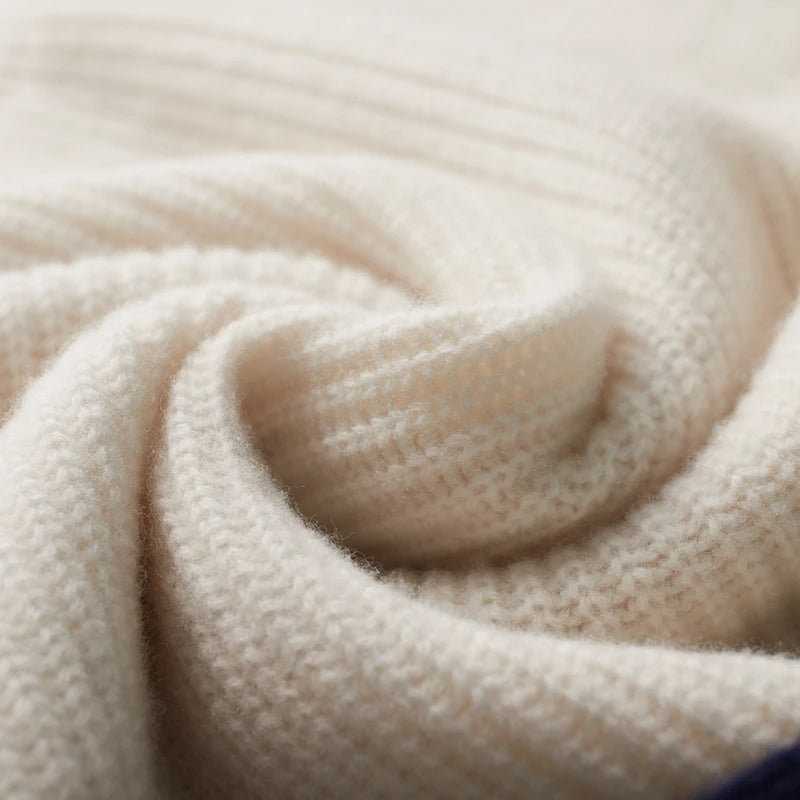 Camisola clássica em lã merino