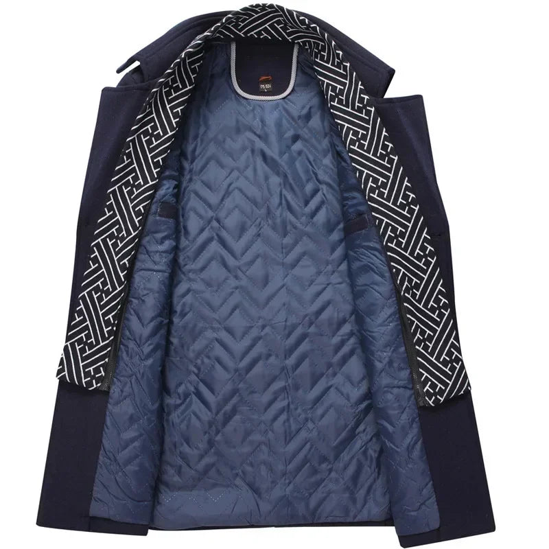 Casaco elegante de lã