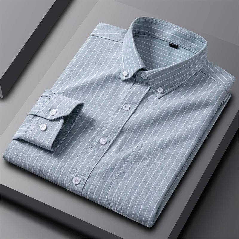 Camisa Oxford chique para homem