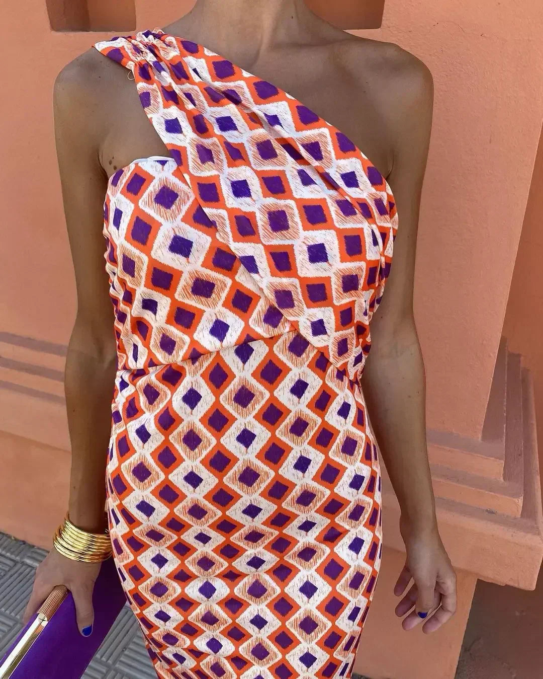 Celeste - Vestido midi elegante