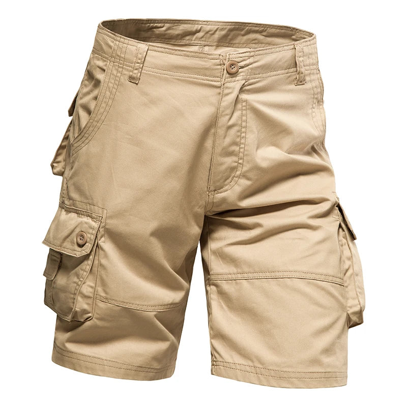 Calções multibolsos para homem
