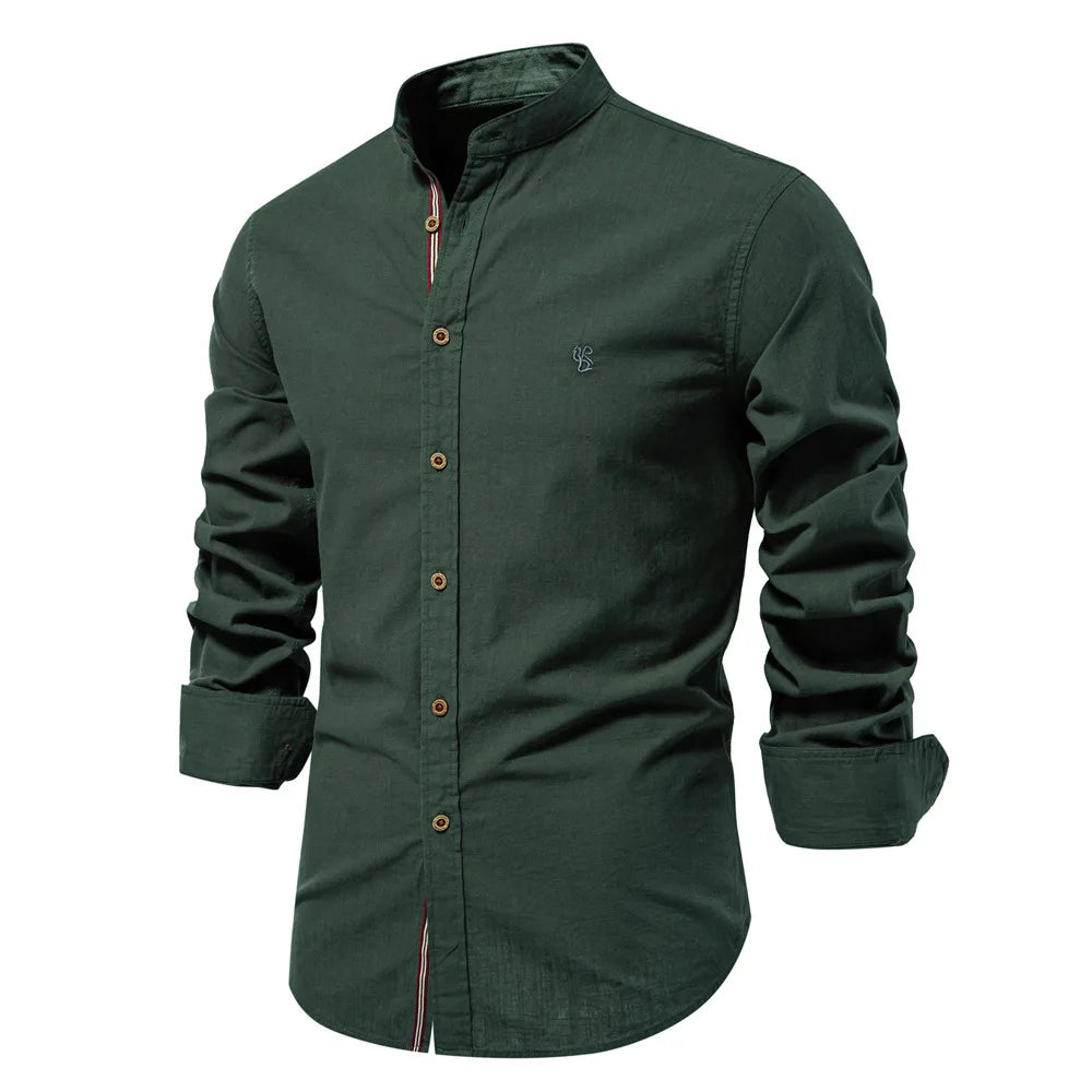 Camisa de linho elegante