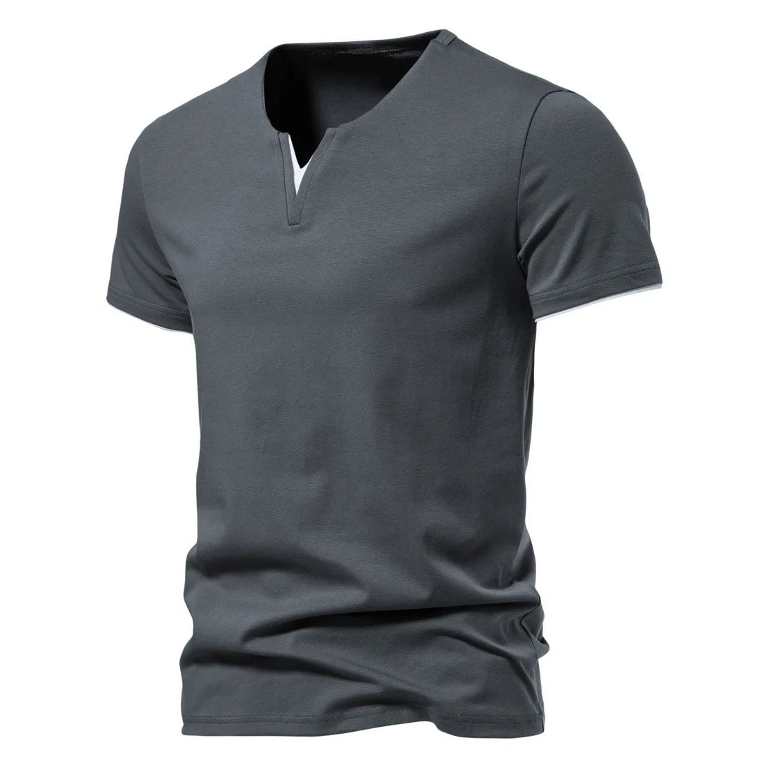 Camisa elegante com decote em V