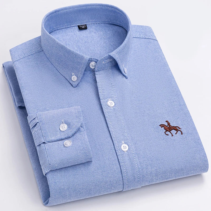 Camisa de algodão elegante