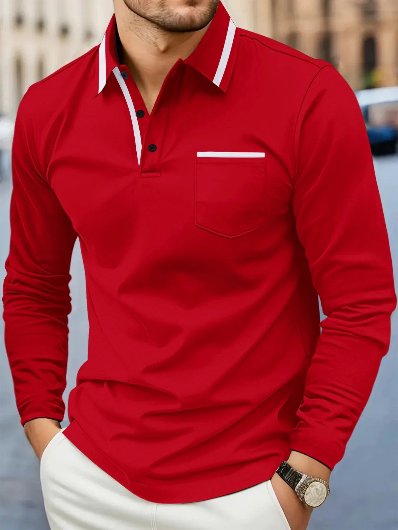 Camisola pólo casual