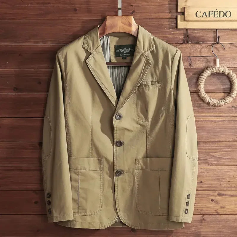 Blazer de algodão italiano