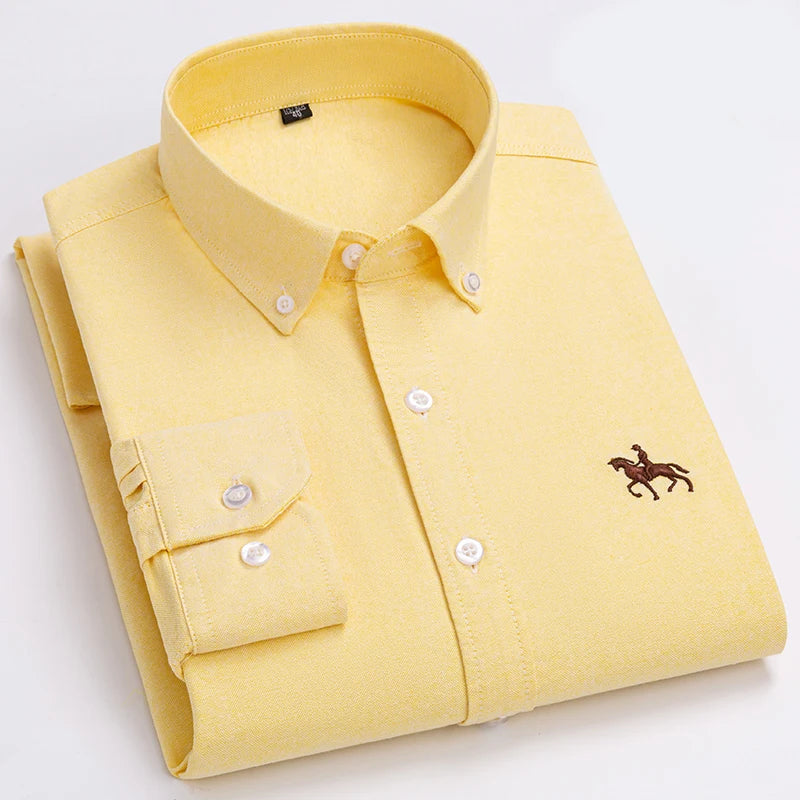Camisa de algodão elegante
