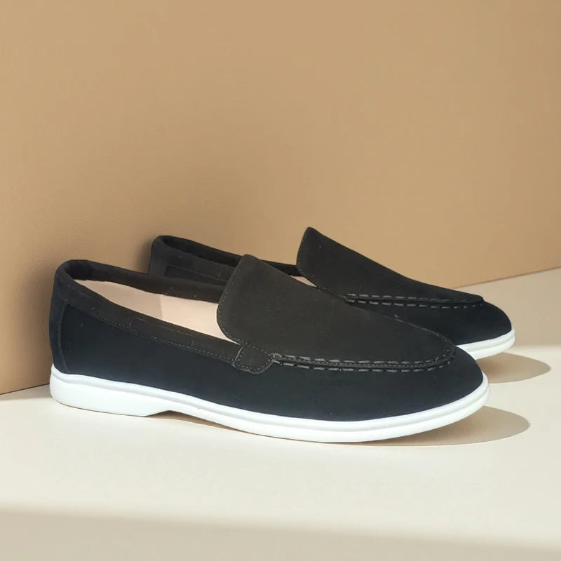 Mocassins de camurça premium